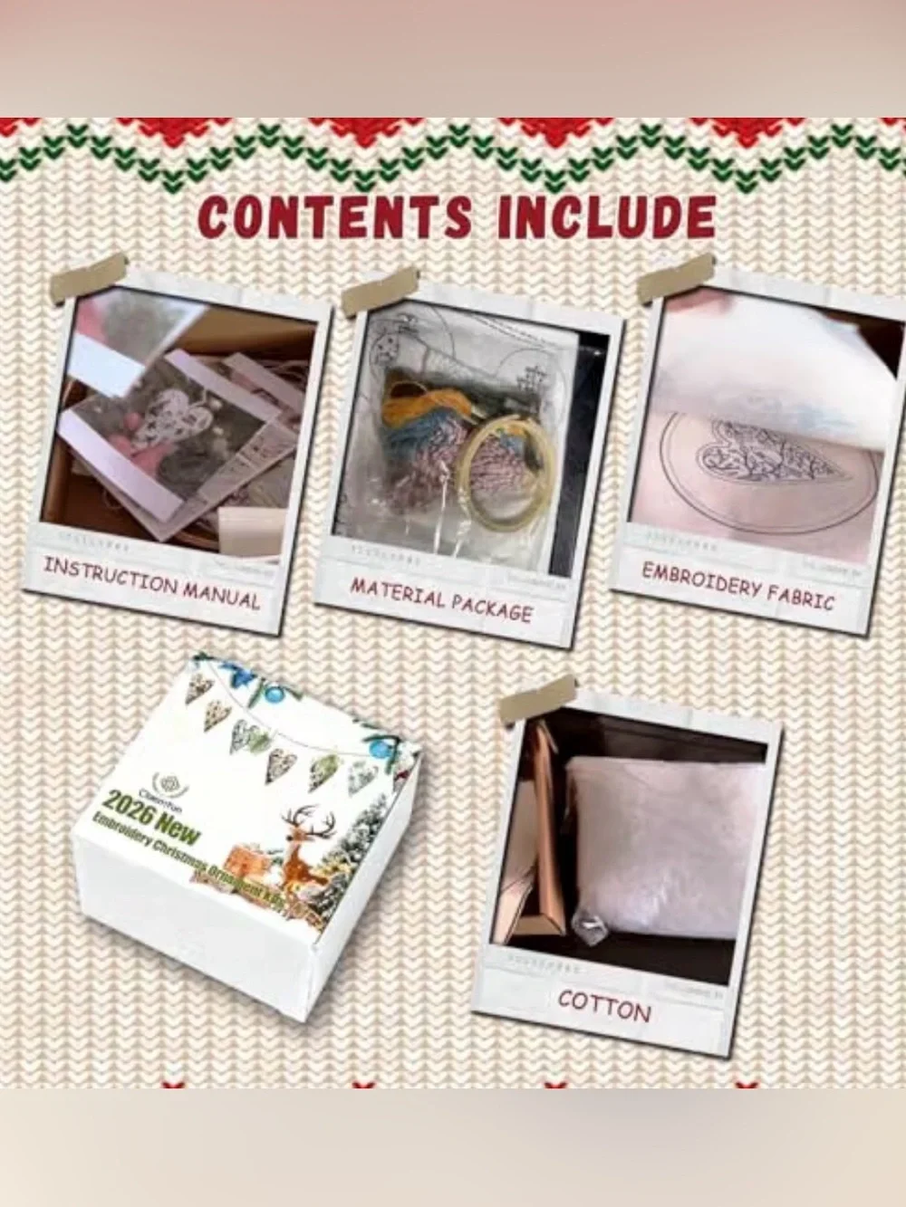 Embroidery Ornament Kit_Cardinal